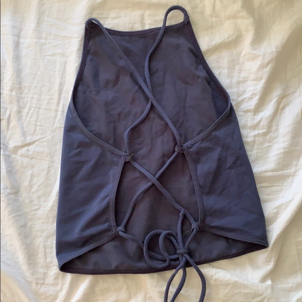 Intimately Free People blue strap-y tank top
